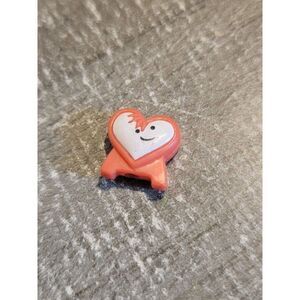 Miniature pink red heart easel doll‎ accessory toy figure